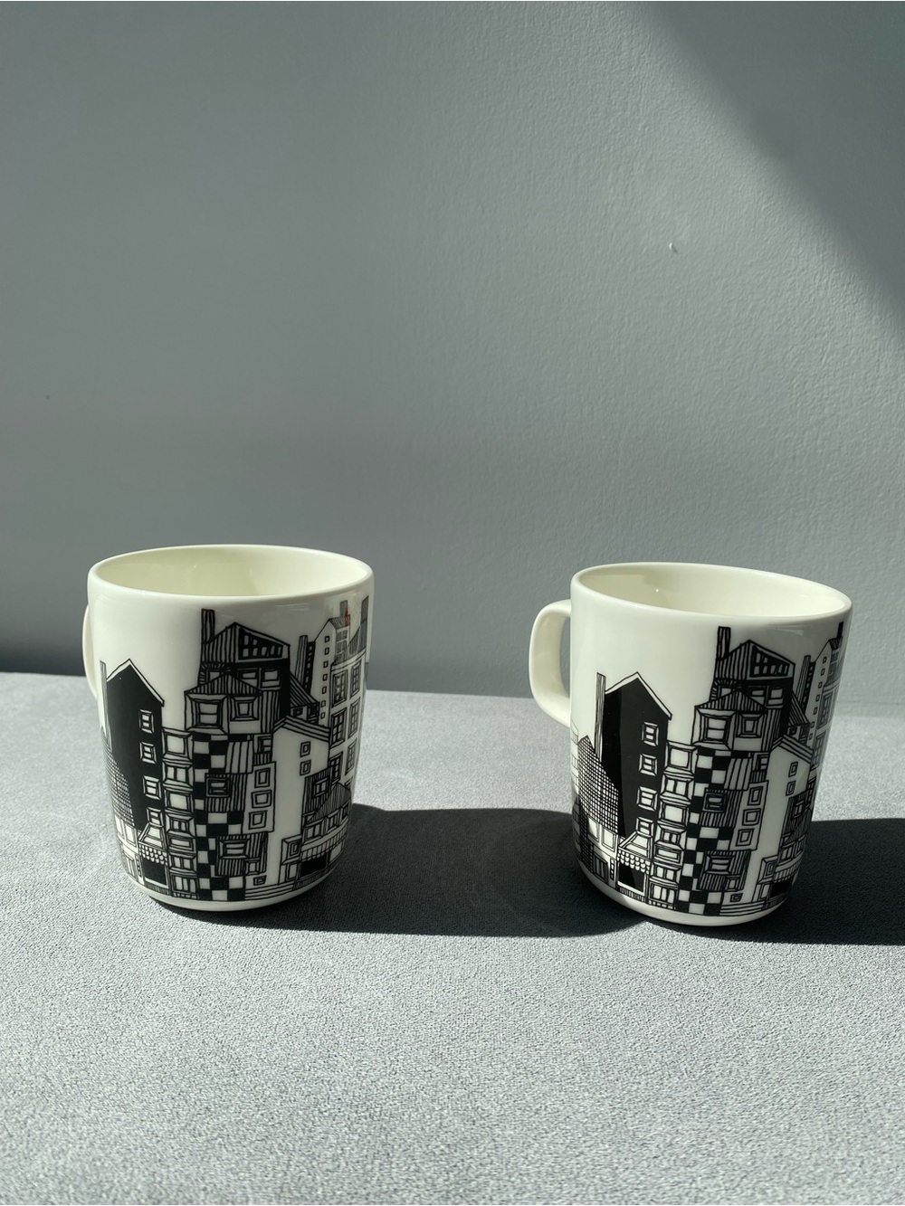 Marimekko Oiva Siirtolapuutarha Mugs - Set of 2
